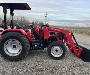 Mahindra 5155 Tractor & loader 55 HP 3,100 loader lift NO DEF, No DPF, No Regen – used 237 hours – $29,950