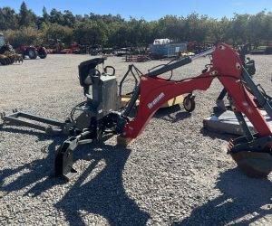 Branson/TYM BH86 backhoe with thumb – used – $4950