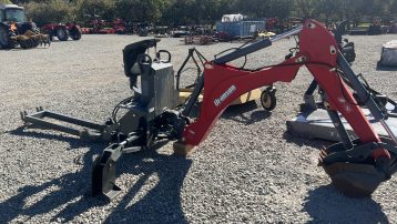 Branson/TYM BH86 backhoe with thumb – used – $4950