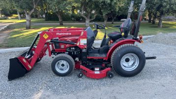 $9,950 off Mahindra Max 26XLT Tractor, Loader, & 60″ Belly mower only $19,950