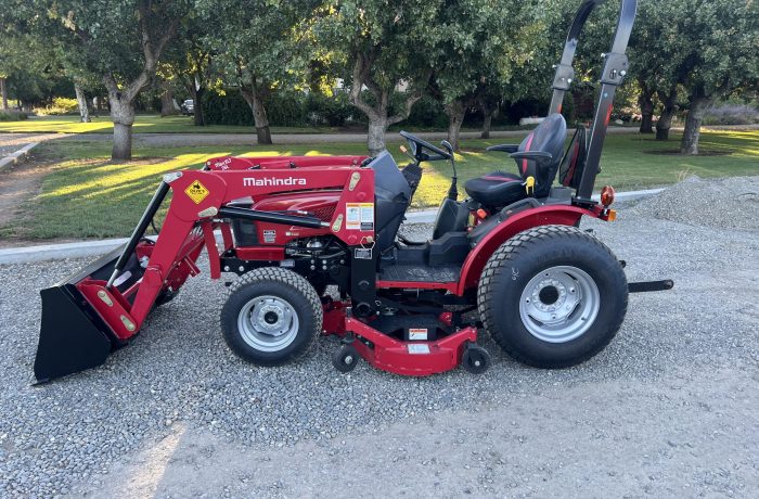 $9,950 off Mahindra Max 26XLT Tractor, Loader, & 60″ Belly mower only $19,950